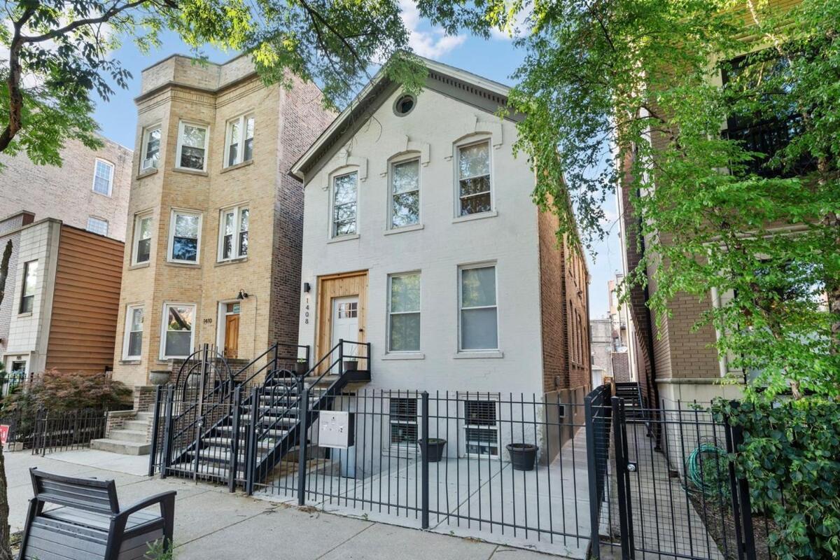 Stylish 2Br Urban Retreat In River West Chicago Kültér fotó